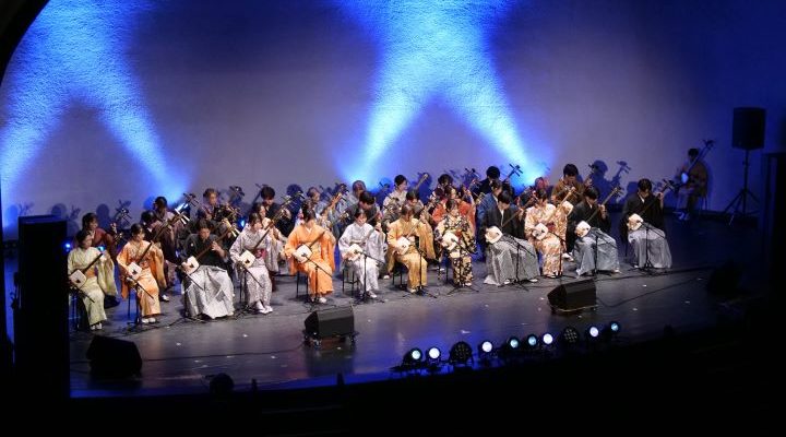 白河市・早稲田大学文化交流事業　早稲田大学津軽三味線愛好会三津巴　白河公演